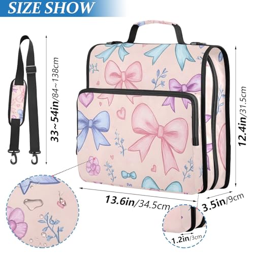 Classeur 3 anneaux grande capacité 500 feuilles imperméable avec fermeture - 3