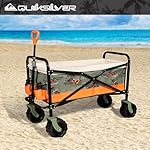 ROXY Folding Beach Wagon Cart – Heavy-Duty Collapsible Utility Wagon with All-Terrain Wheels, Large Storage Capacity, and Adjustable Handle – Ideal for Beach, Camping, and Outdoor Adventures - Image 2