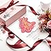 Apoukmty 200 Pcs Small Business Thank You Cards, 3.5 * 3.14 Inches, Pink Mini Thank You Cards for Online Retailers and Local Stores