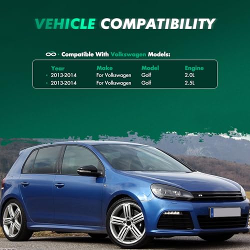 Image of SCITOO Set of 4PCS Universal mud Flaps for 2010-2014 for Volkswagen for Golf,2010-2014 for Volkswagen GTI Front & Rear mud Flaps Splash Guard Set
