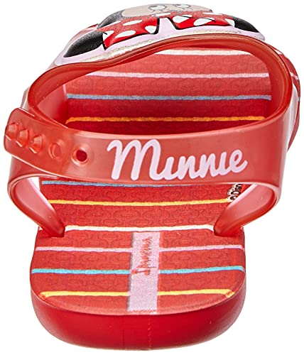 Sandália Love Disney, Ipanema Kids, Bebê Unissex, Vermelho/Rosa, 23