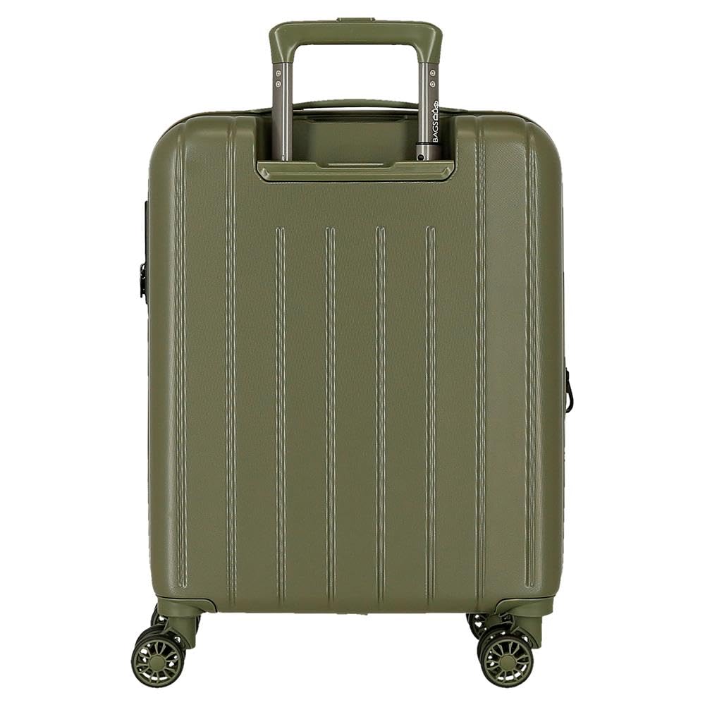 Movom Wood Walizka kabinowa, średnie, duże i zestawy, sztywne ABS zamknięcie TSA, 4 podwójne koła wysuwany bagaż podręczny Joumma Bags, khaki, cabin, medium, large, Zestaw 3 walizek