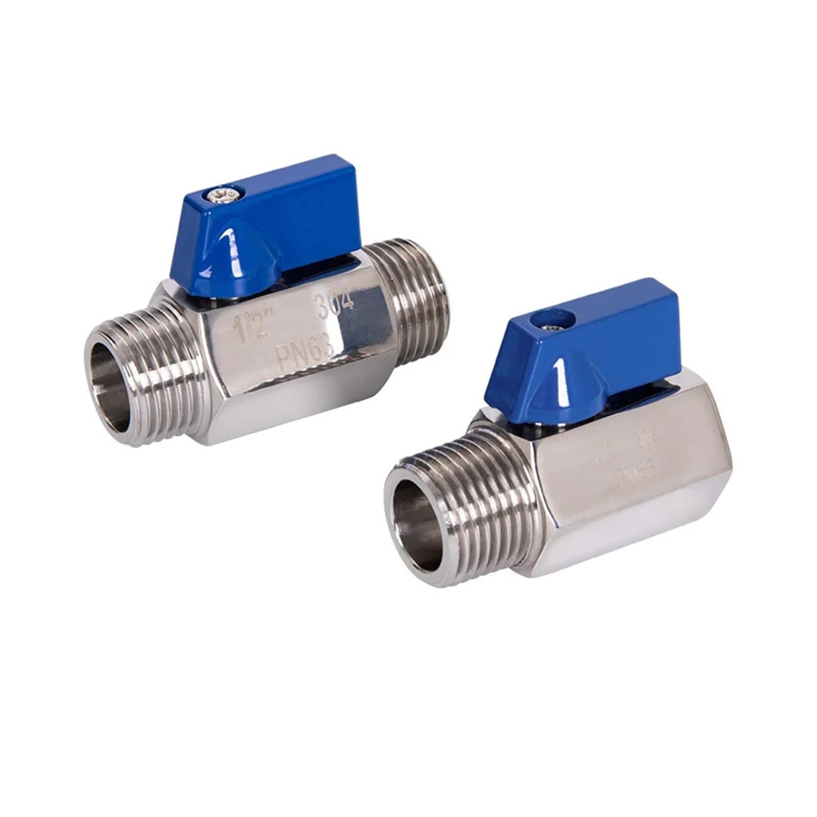 1PC 1/8" 1/4" 3/8" 1/2" 3/4" 1 Zoll BSP männlich/weiblich Mini Kugelhahn 304 Edelstahl manuelle Hahnventile(3/4",BSP_FEMALE TO FEMALE)