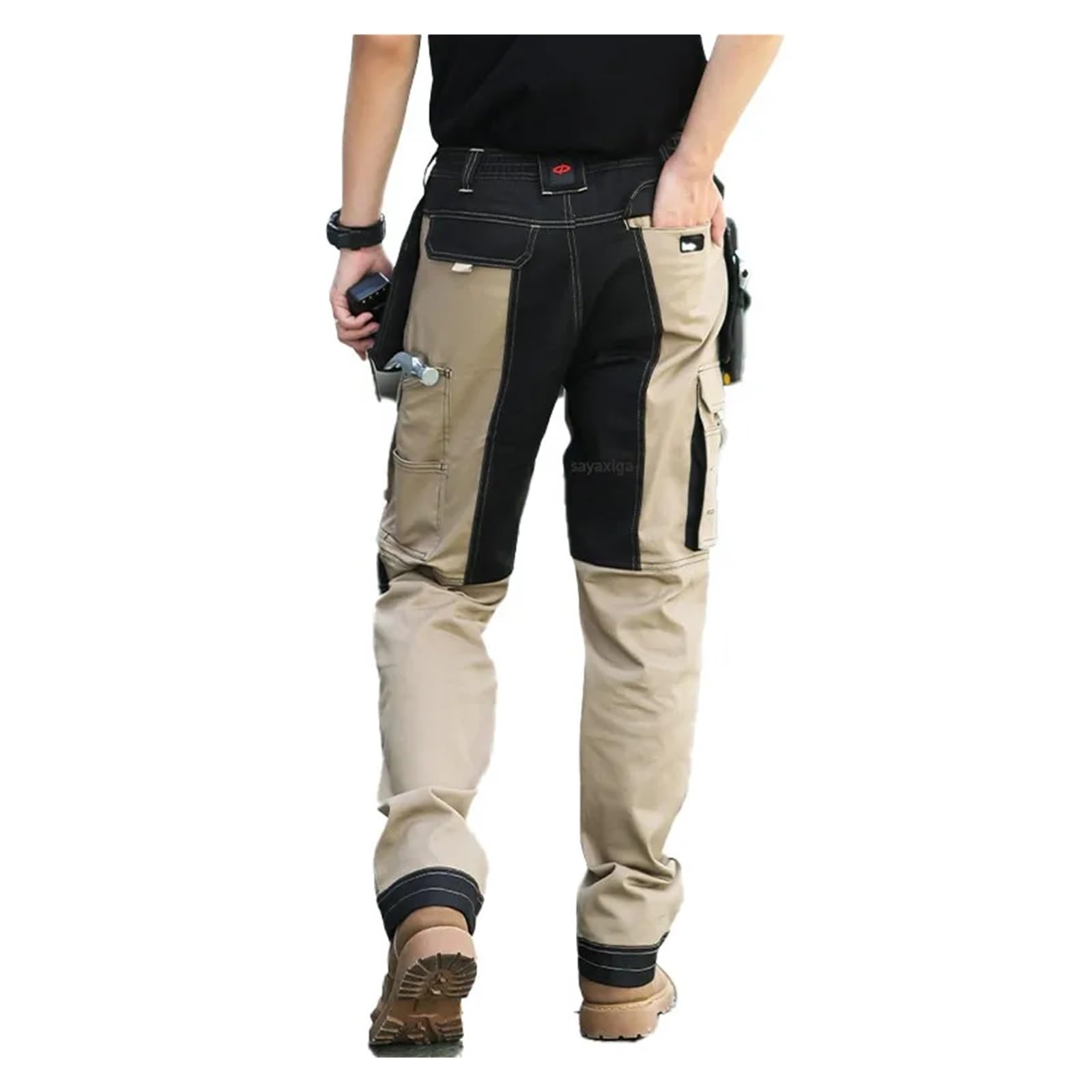 Arbeitshosen Männer Arbeitskleidung Multi-Pocket Outdoor Wandern Jogger Arbeitshose mit Verschleiß