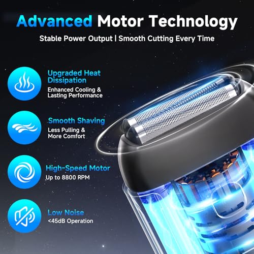 Save 42% on Cnunkn Men's Mini Electric Foil Shaver with code W4OQZNT8 - Image 3