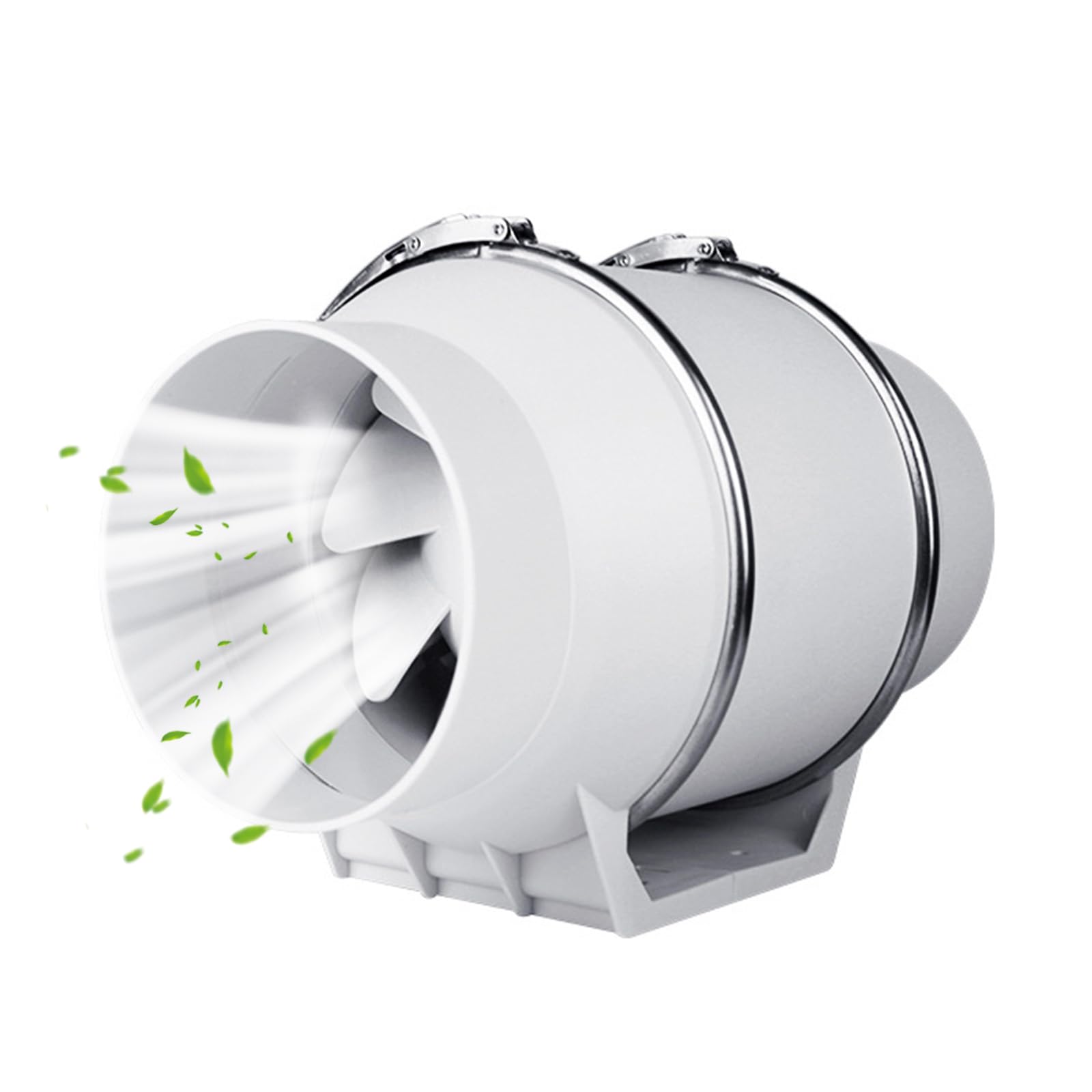 iFCOW Ventola di aspirazione in linea, 100 mm, 220 m³/h, 40 W, potente e silenziosa, per bagno, cantina, cucina