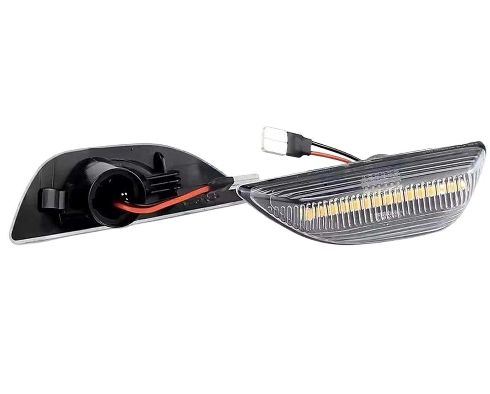 2 Pezzi Indicatore Di Direzione Laterale Indicatore Di Direzione Parafango Lampada Per Opel Per Mokka 2012-2016 Freccia Laterale(NO Dynamic Crystal)