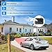 Solar Driveway Alarm Wireless Outside 1800ft Range, Outdoor Motion Sensor & Detector Driveway Alert System with Rechargeable Battery/Weatherproof/Mute Mode (1&2-Camouflage)