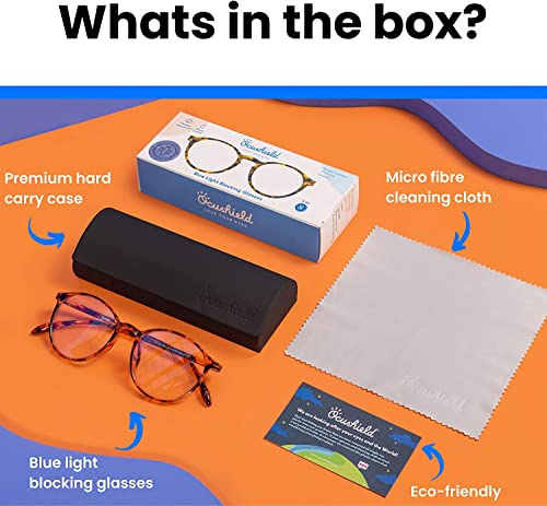 Ocushield Premium Blue Light Blocking Glasses - Prevent Eye Strain from Computers, Reading, Gaming, TV & Phones - Image 3