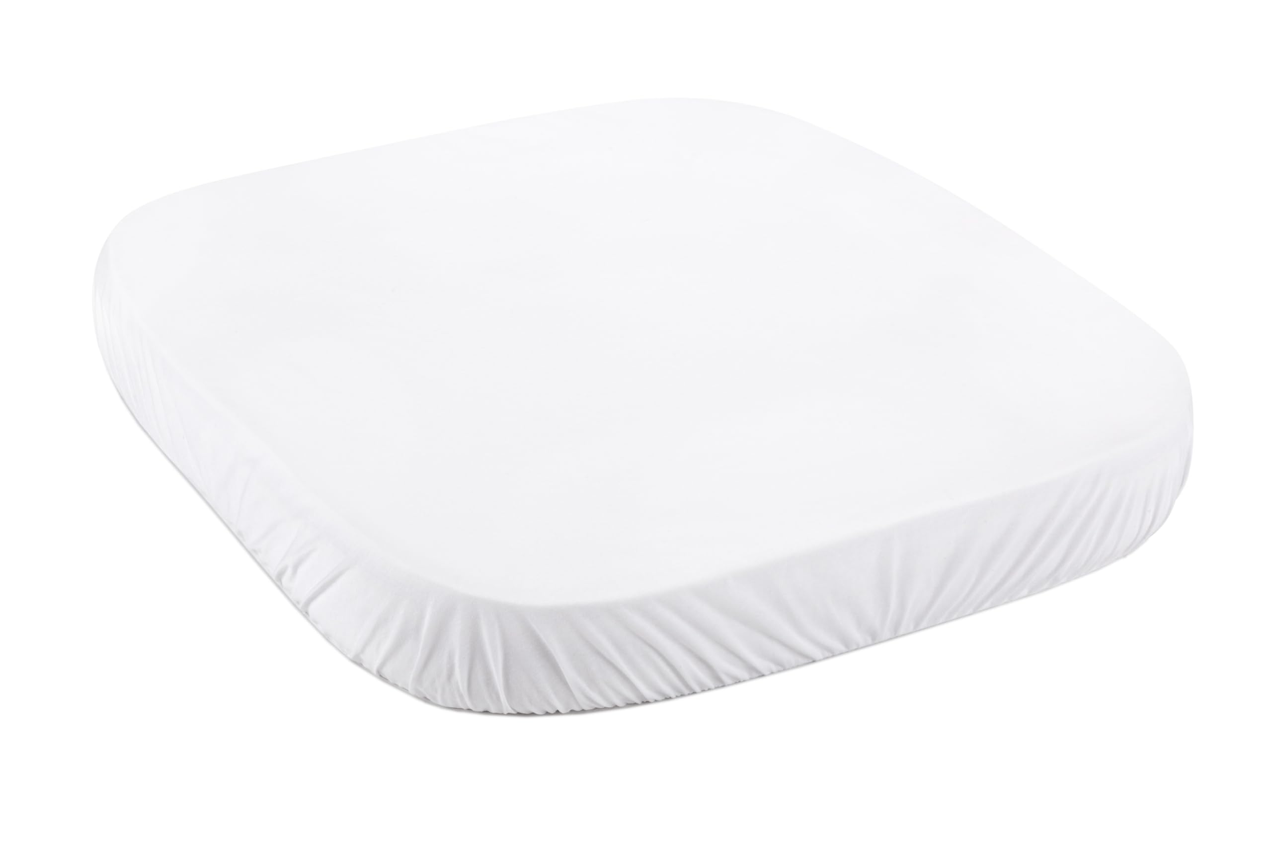 Spannbetttuch klein, für Waldin Babybett 7in1 - Bettwäsche für Kinderbetten- Pflegeleichte, superweiche und strapazierfähige Baumwolle, Weiß