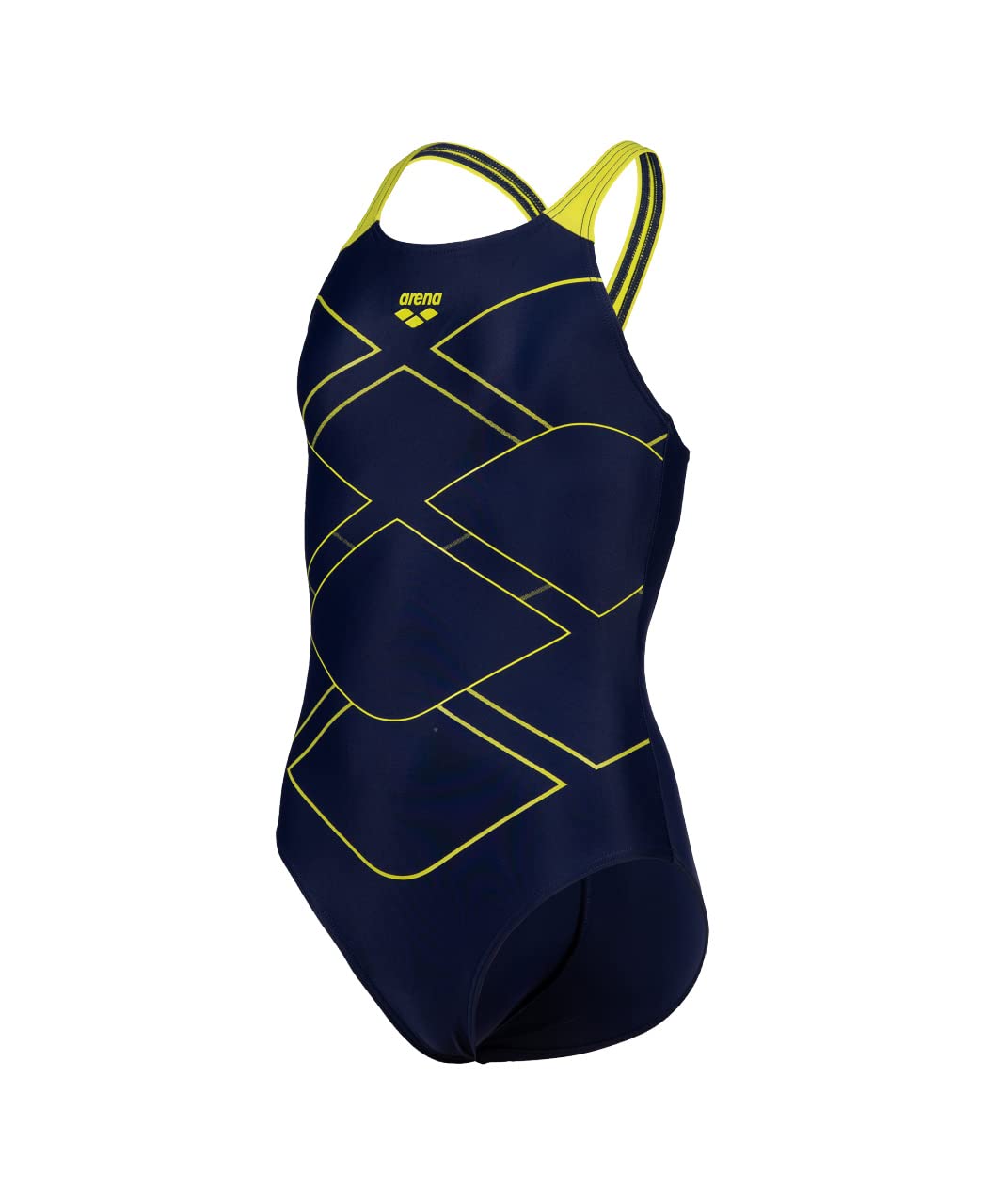 ARENA Girl'S Mark Swimsuit V Back One Piece Niñas