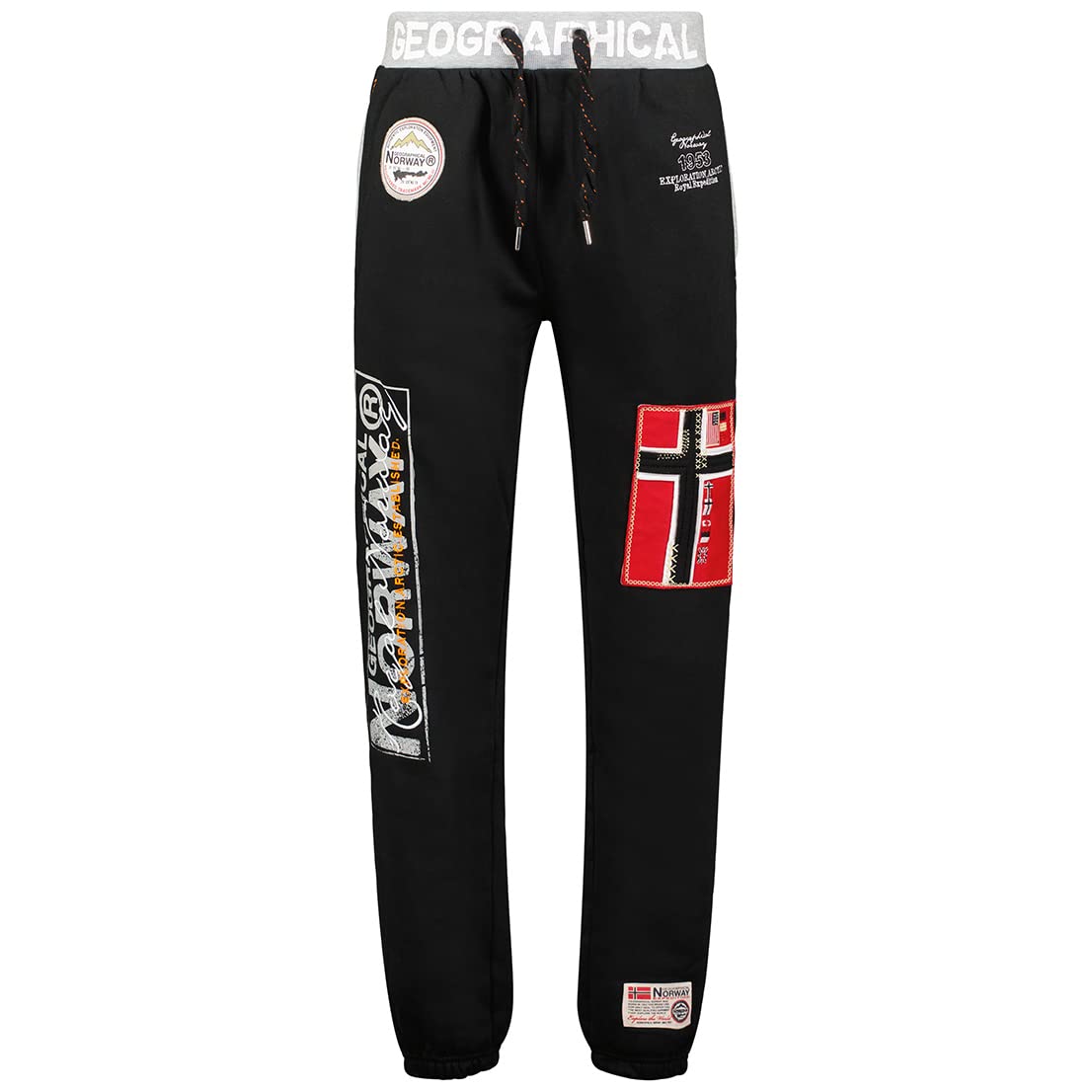 Geographical Norway Myer Men Distribrands - Pantalon Jogging Imprimé Style Casual - Vêtements Qualité Sport Confortable Doux - Survêtement Homme Decontracté Coton