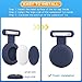 Waterproof Air Tag Holder for Kids (2 Pack), Hidden Air Tag Case with Pin, GPS Tracker Clip Compatible with Apple Airtag, Suitable for Toddlers, Children, Elderly, Clothing, Backpack, Luggage.