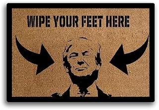 30 * 17inches Trump Door Mat Anti Trump Doormat Wipe Your Feet Funny Doormat Home Decor Welcome Mat Backing Entrance Doormat