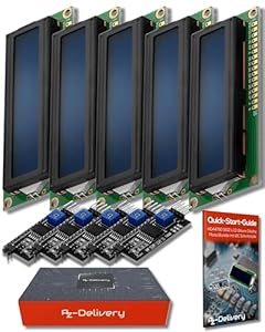 AZDelivery 5x LCD 16x2 Modul mit I2C Schnittstelle