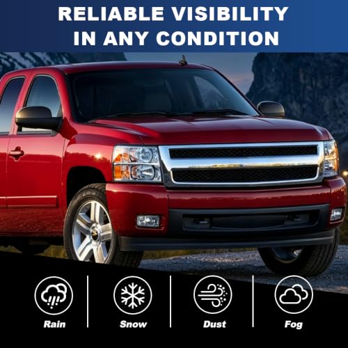 PIT66 Front Bumper Fog Light, Compatible with 2007-2015 Chevy Silverado by PIT66 - Used condition - Image 6