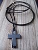 Hematite Ankh Necklace Adjustable Cord Large Gemstone Pendant Egyptian Cross Key of Life Gift #3