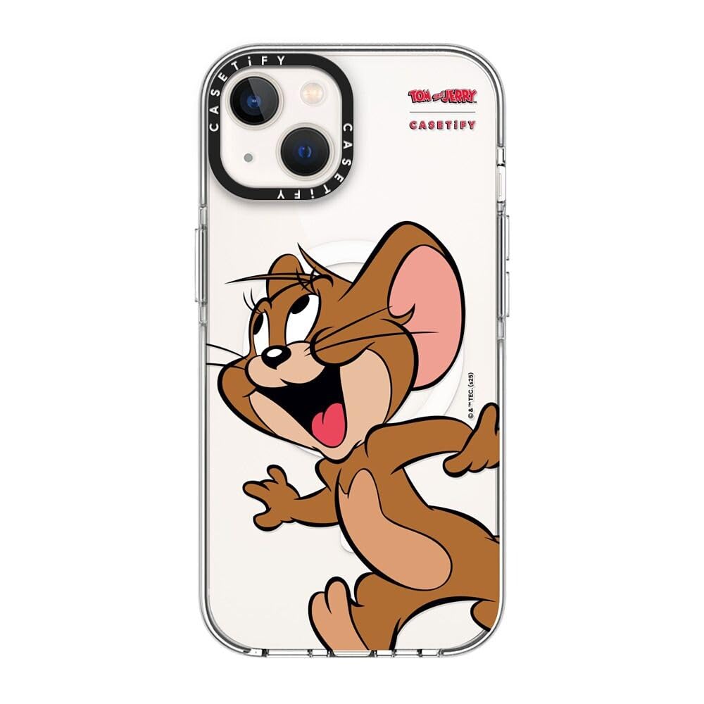 Amazon.com: CASETiFY Funda transparente para iPhone 13 [Tom and Jerry  Colab/No amarillento/protección contra caídas de 6.6 pies/compatible con  Magsafe] - Carácter Jerry - Transparente : Celulares y Accesorios
