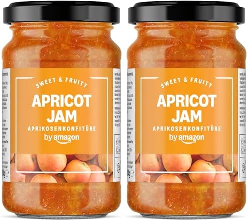 by Amazon Apricot Jam, 454g (Pack of 2)
