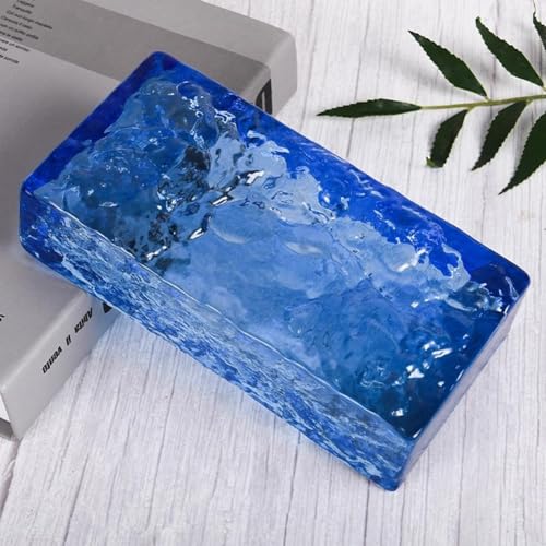 Protection de l'intimité grâce aux blocs de verre bleu translucides