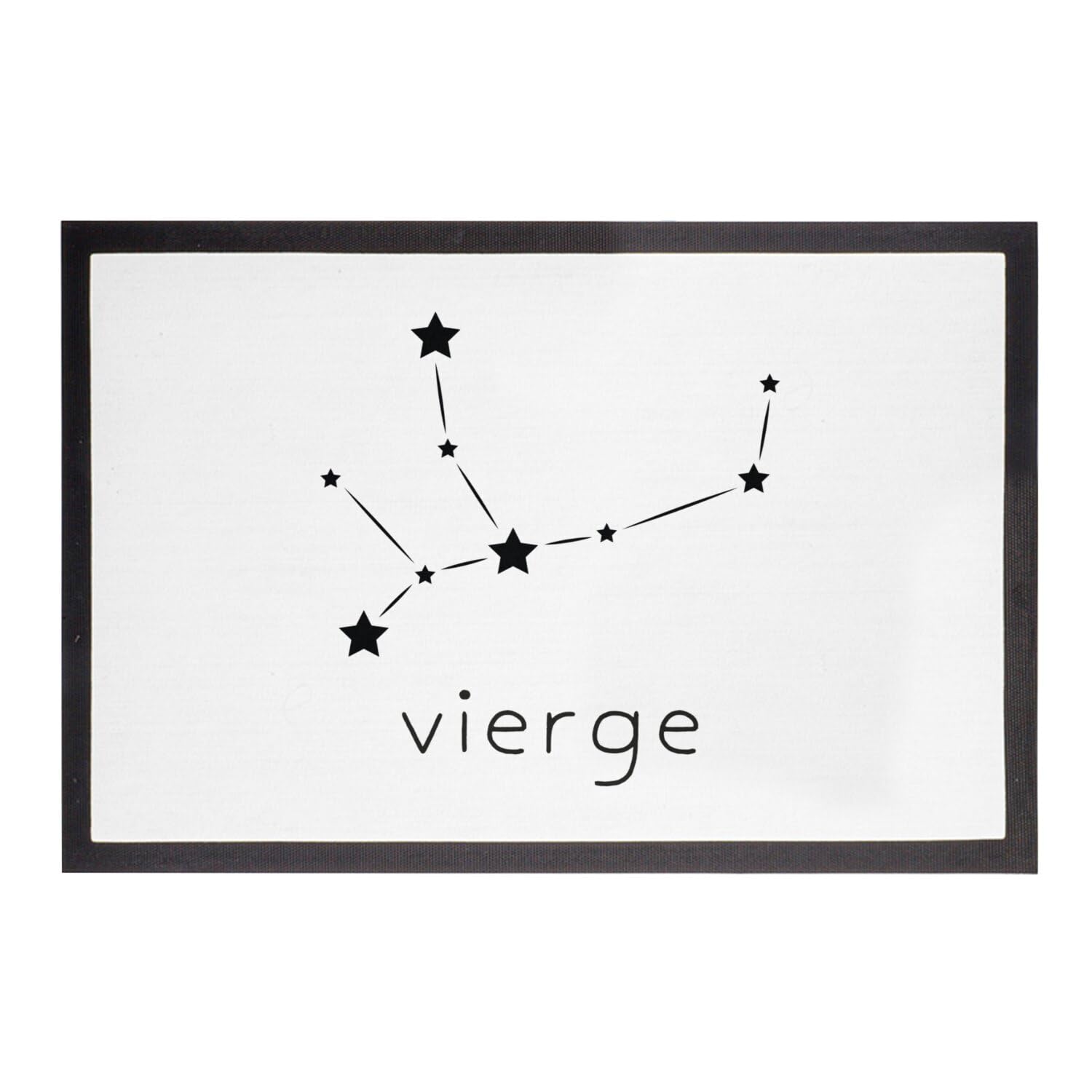 Paillasson blanc constellation pour sublimer votre entrée de maison