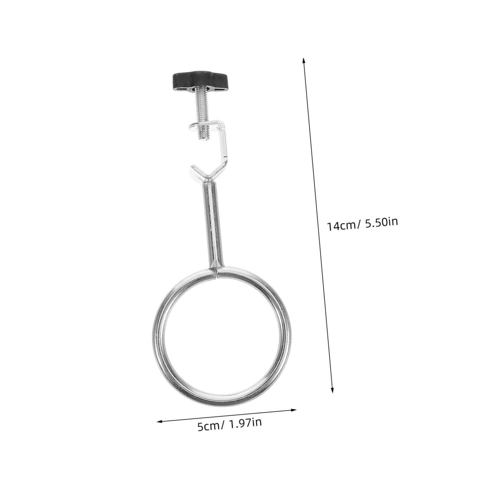 KICHOUSE Lab Clamp Stand Test Tube Holder Support Ring Essential Chemistry Lab Tools for Experiments