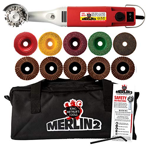 King Arthur T27201 - Merlin 2 Premium, 110V Variable-Speed Mini-Angle Grinder