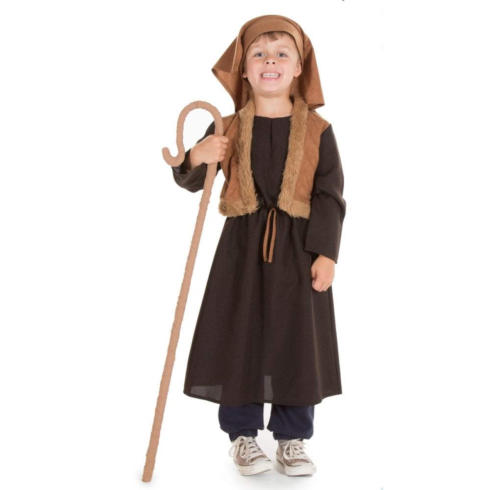 PRETEND TO BEE Shepherd/Innkeeper Dress Up Costume for Kids, 3-5 Years