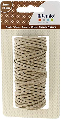 Artemio Cord Suede Leather, Beige, 7 x 4 x 13.5 cm, 7 x 4 x 13,5 cm