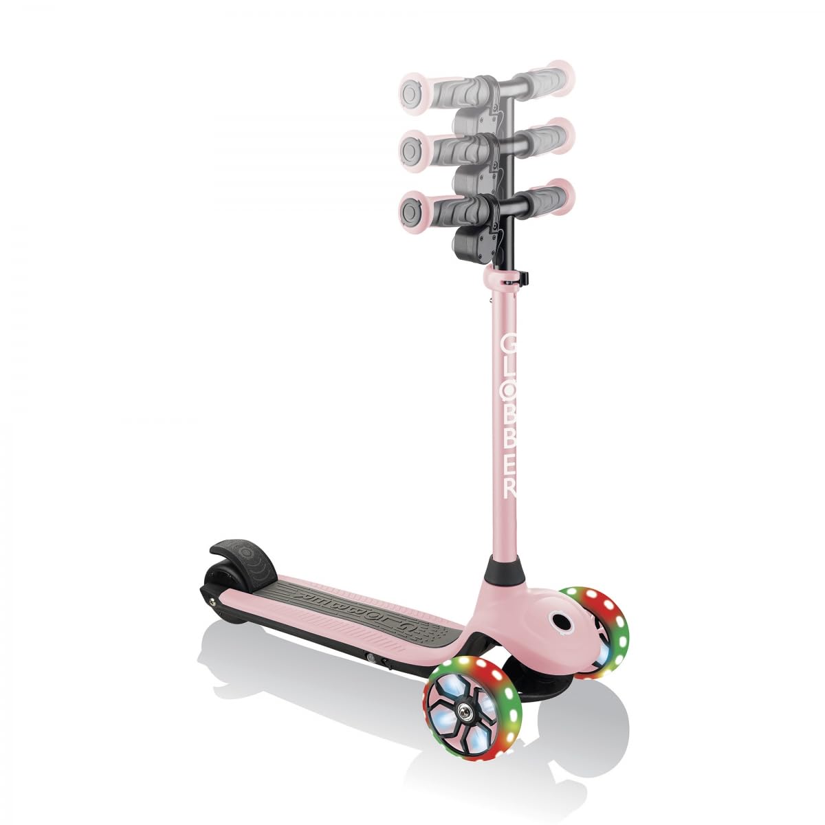 Globber E Motion 4 Plus - 3 Wheel Electric kids Scooter - from 6 Years Plus - Dual Braking System - 2 Year Warranty