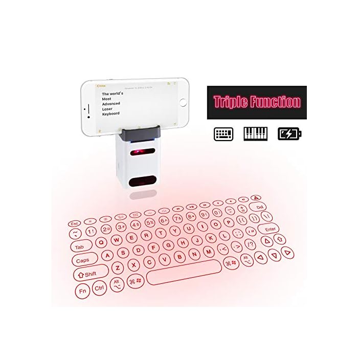 Serafim Keybo Laser Keyboard Projector, Bluetooth Virtual Keyboard