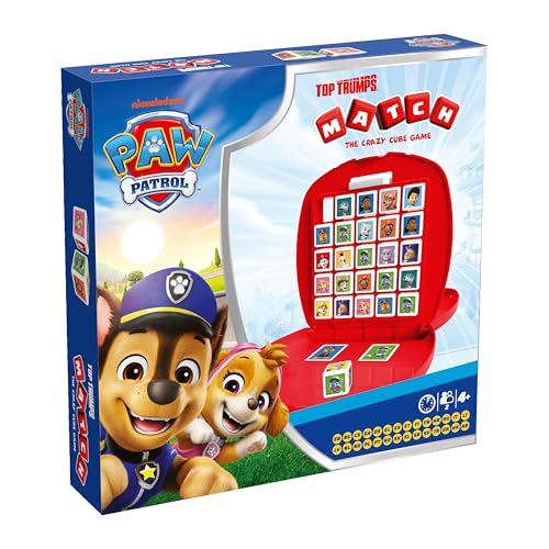 Top Trumps Match Pat Patrouille Jeu de Societe 4 Ans Plus - Match Jeu 2 Joueurs - Jeux pour Enfants - Jeu Plateau Logique - Jeux Enfant