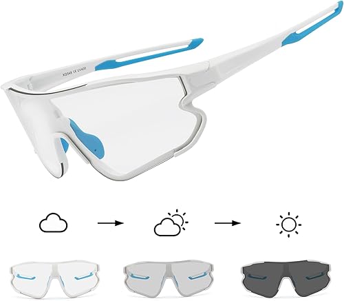 Miniatura 8 de Sports Sunglasses Cycling Sunglasses for Men Women with 1 or 3 Interchangeable Lenses Baseball Glasses