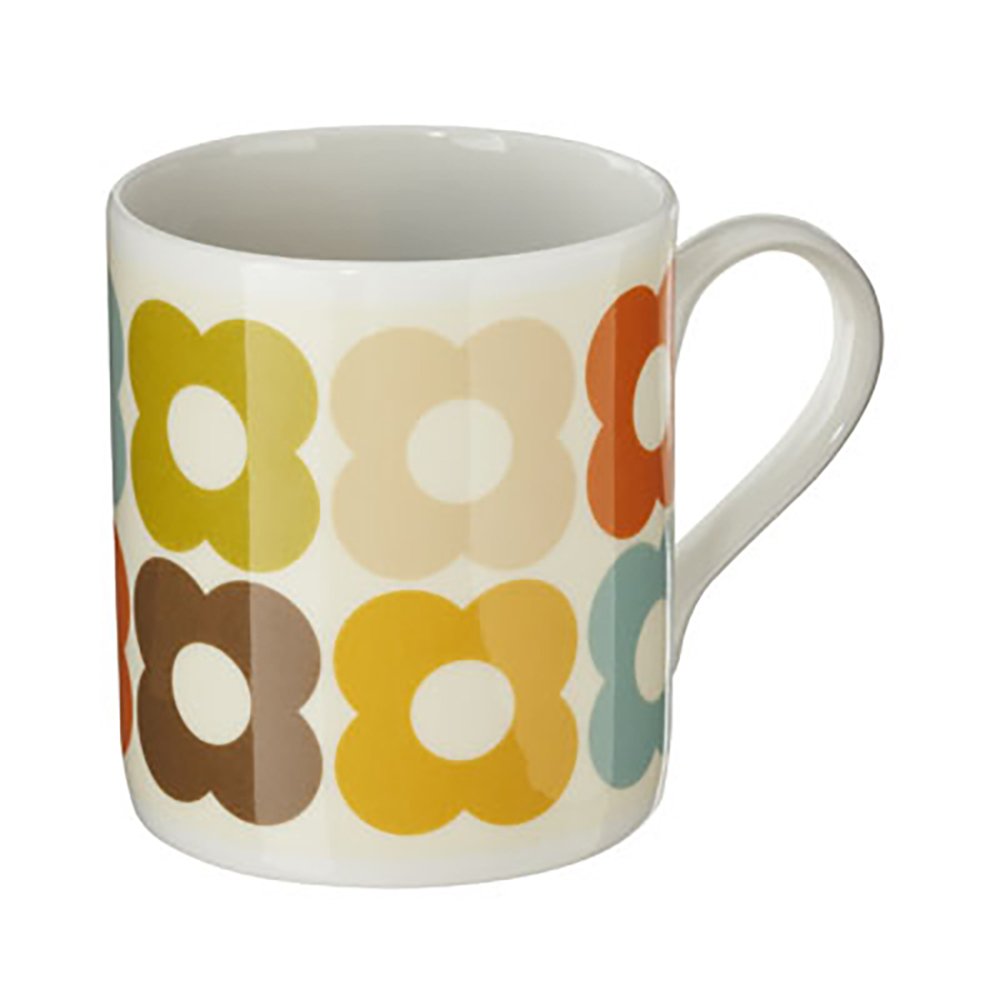 Orla Kiely Multicolor Multi Flower - Fine Bone China Mug