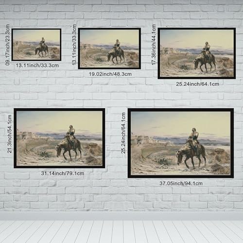 Toile tendue Restes d'une armée : tableau mural avec cadre à suspendre sans reflet