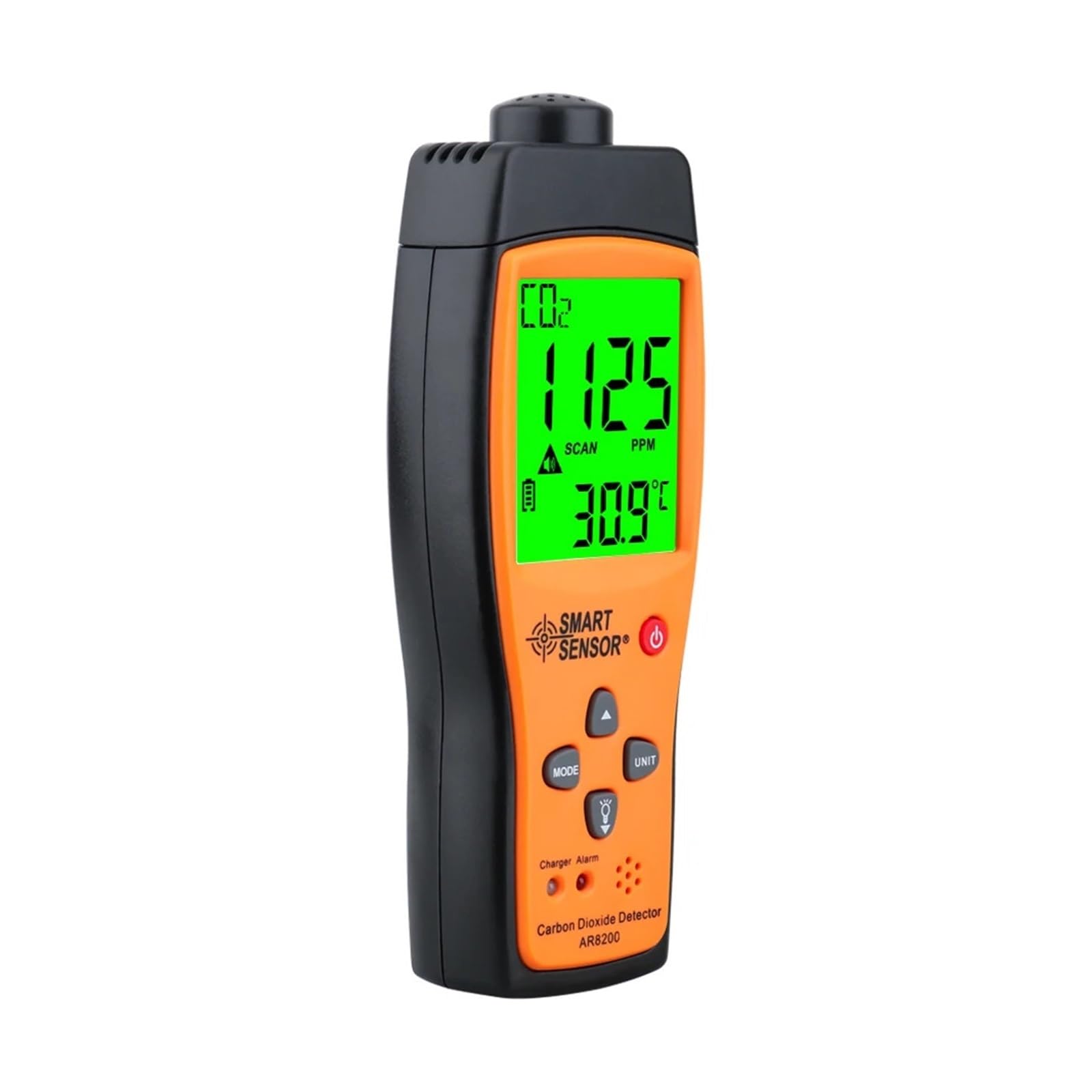 Monitor jakości powietrza, Profesjonalny detektor dwutlenku węgla, analizator gazu, monitor miernika CO2, detektor gazu, monitor jakości powietrza w pomieszczeniach, tester CO2 AR8200,do domu, biura,