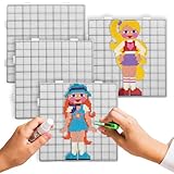 Melty Beads - Tagliere per il pane - Vassoio per il bricolage di precisione riutilizzabile in, robusto, ripiano per stirare perline, organizzazione, creativo, artigianali per