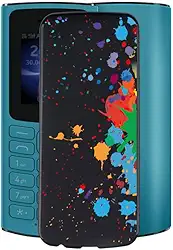 Capa preta para Nokia 105 4G (1,8 polegadas), WXPPJ design exclusivo [antivibração] [antiarranhões], capa de telefone ultrafina com proteção anti-queda para Nokia 105 4G - WMA13