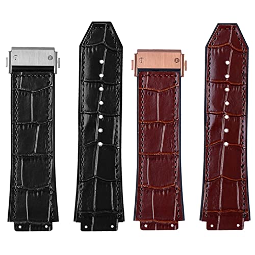 Bracelet de montre en cuir véritable Hublot Big Bang pour remplacer un bracelet usé avec outils - 7