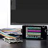 Portable Digital Logic Analyzer with 2.8in TFT LCD Display, 4 Channels, for Automotive Electronics, 100MHz Sampling Rate, 8mb USB Flash Memory