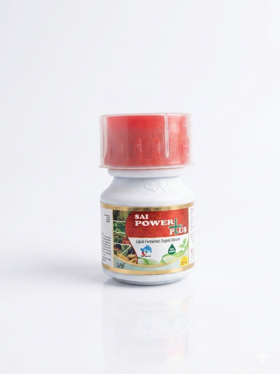 SAI Power Plus Liquid Fermented Organic Manure, Boosts Flowering and Fruiting, NPOP Approved, 100% Organic, 50ml-image-49