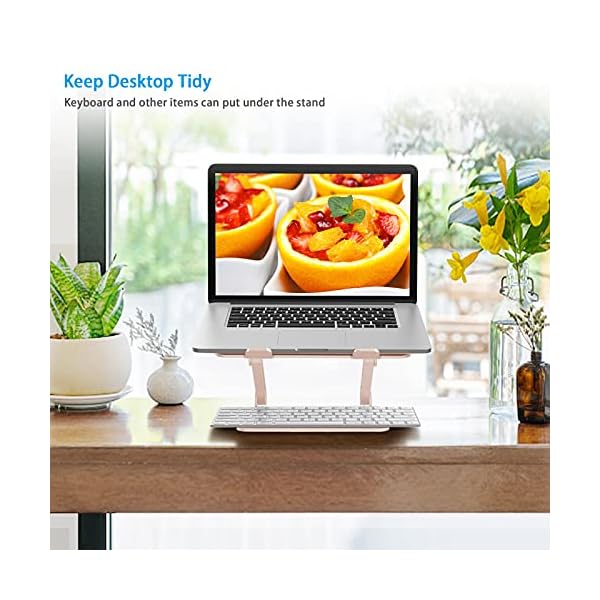 BoYata Laptop ständer: Multi-Angle-Standfuß mit Heat-Vent, Aluminium Einstellbares Notebook ständer kompatibel für… – Bild 8