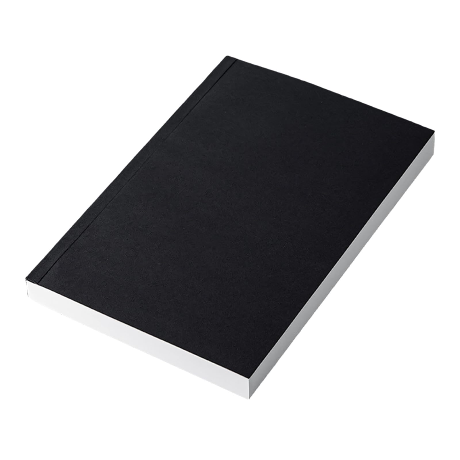 Softcover Sketchpad 256 Sheets Unlined Pages Drawing Pad 40gms Thick Paper Sketching Notebook for Travel Sketching Permanent Writing Pad