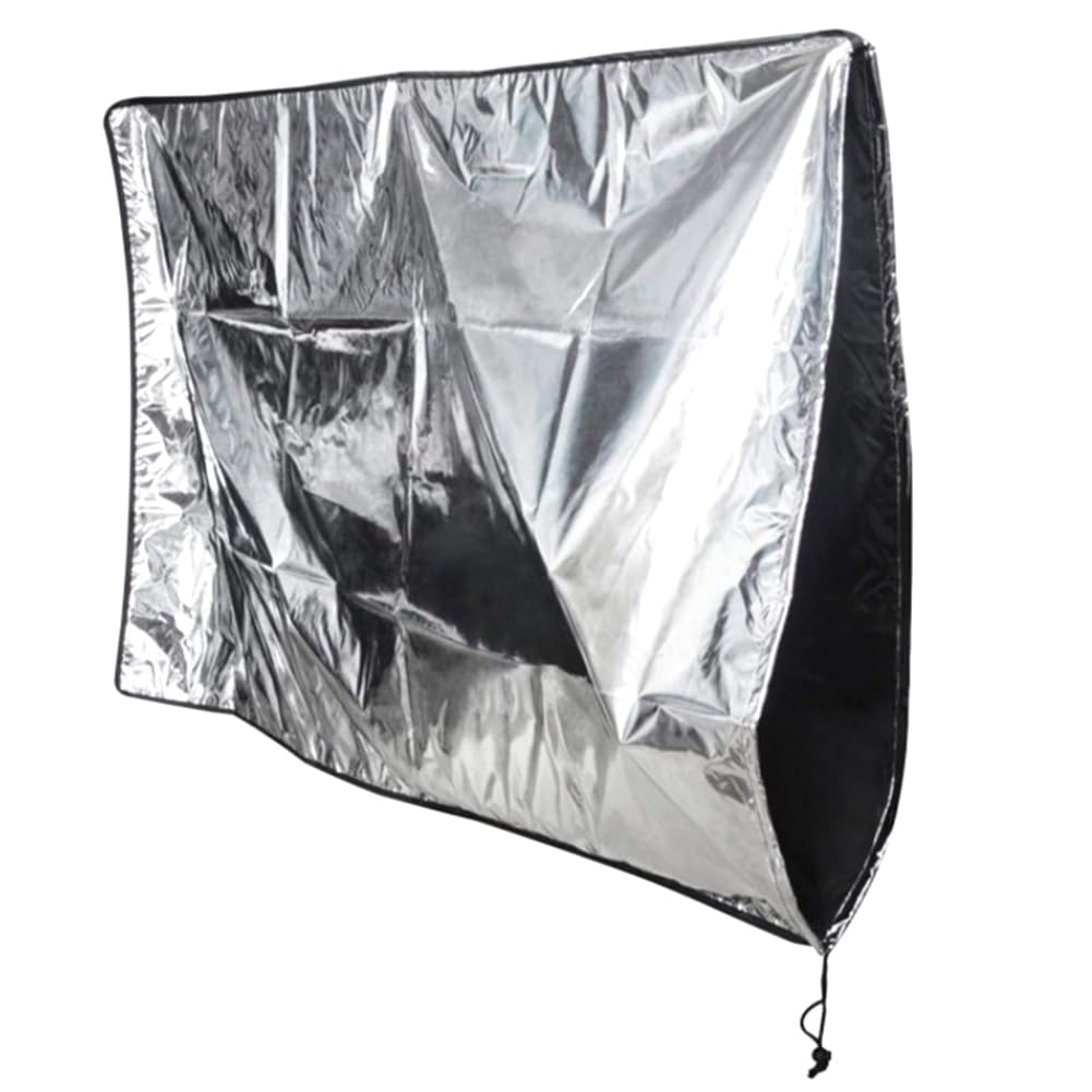 Ginobili Custodia di protezione per telescopio con cinghia di fissaggio, proteggi il tuo telescopio contro la polvere e l'umidità, 47 x 63 pollici/160 x 120 cm, argento