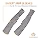 Superior Glove Cut Resistant Sleeves – Protective Arm Sleeves for Gardening Yardwork, Non-Slip Cooling Comfort 18” Length (1 Pair – Size Large) KTAG Without Thumbhole