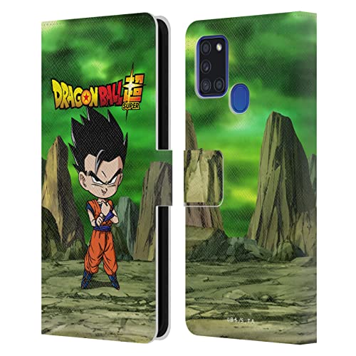 Étui Samsung Galaxy A21s Dragon Ball protégeant écran et cartes bancaires