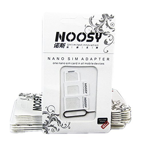 Crazy sutra 4 in 1 Noosy SIM Card Adapter Kit Nano, Micro,Needle for All Phones (Pack of 5)