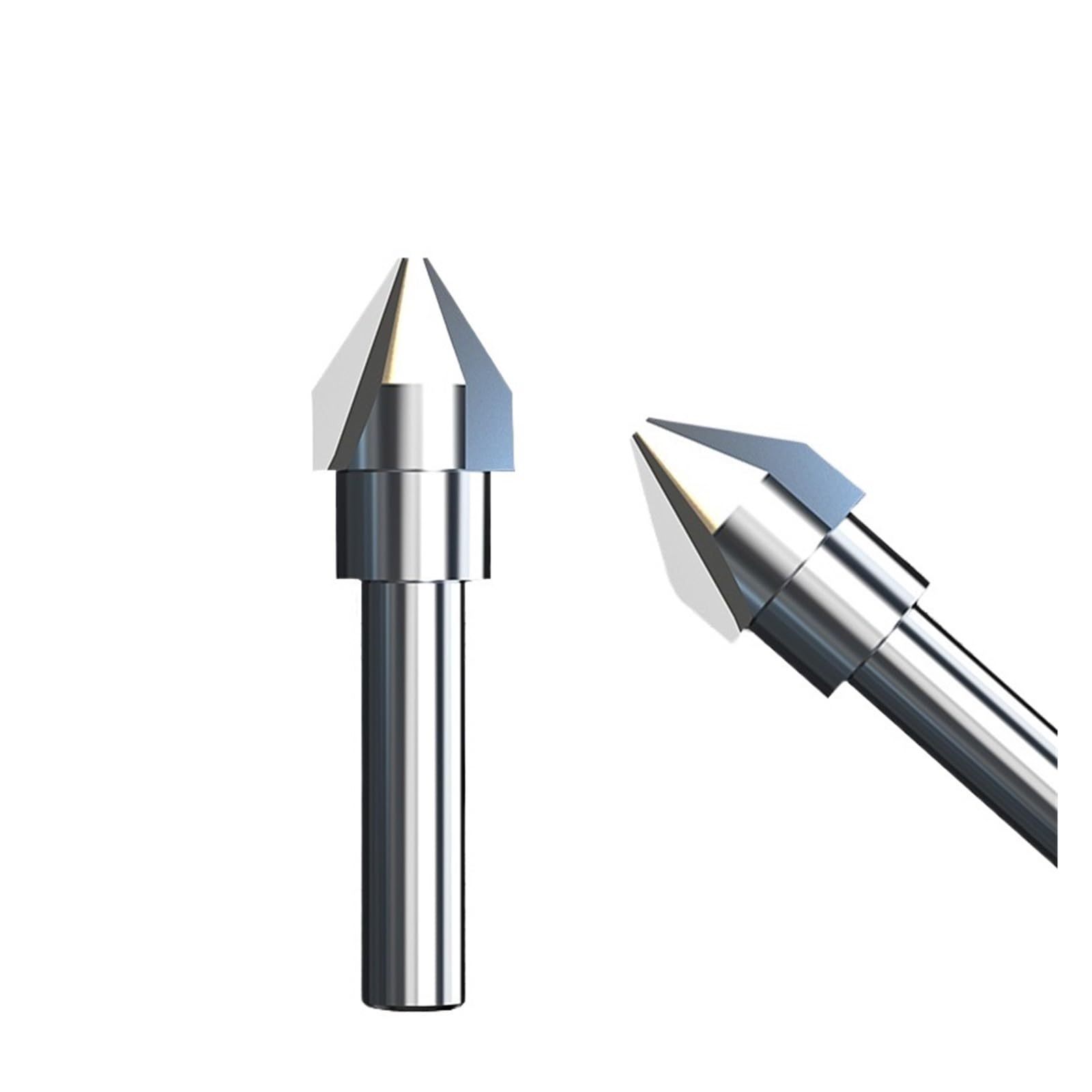 punta da trapano svasatore Fresa for smussatura M35 Hss Utensile for sbavatura for fresa for smusso a 90 gradi 60 for acciaio inossidabile 120(Single Blade 90,40_ROUND)