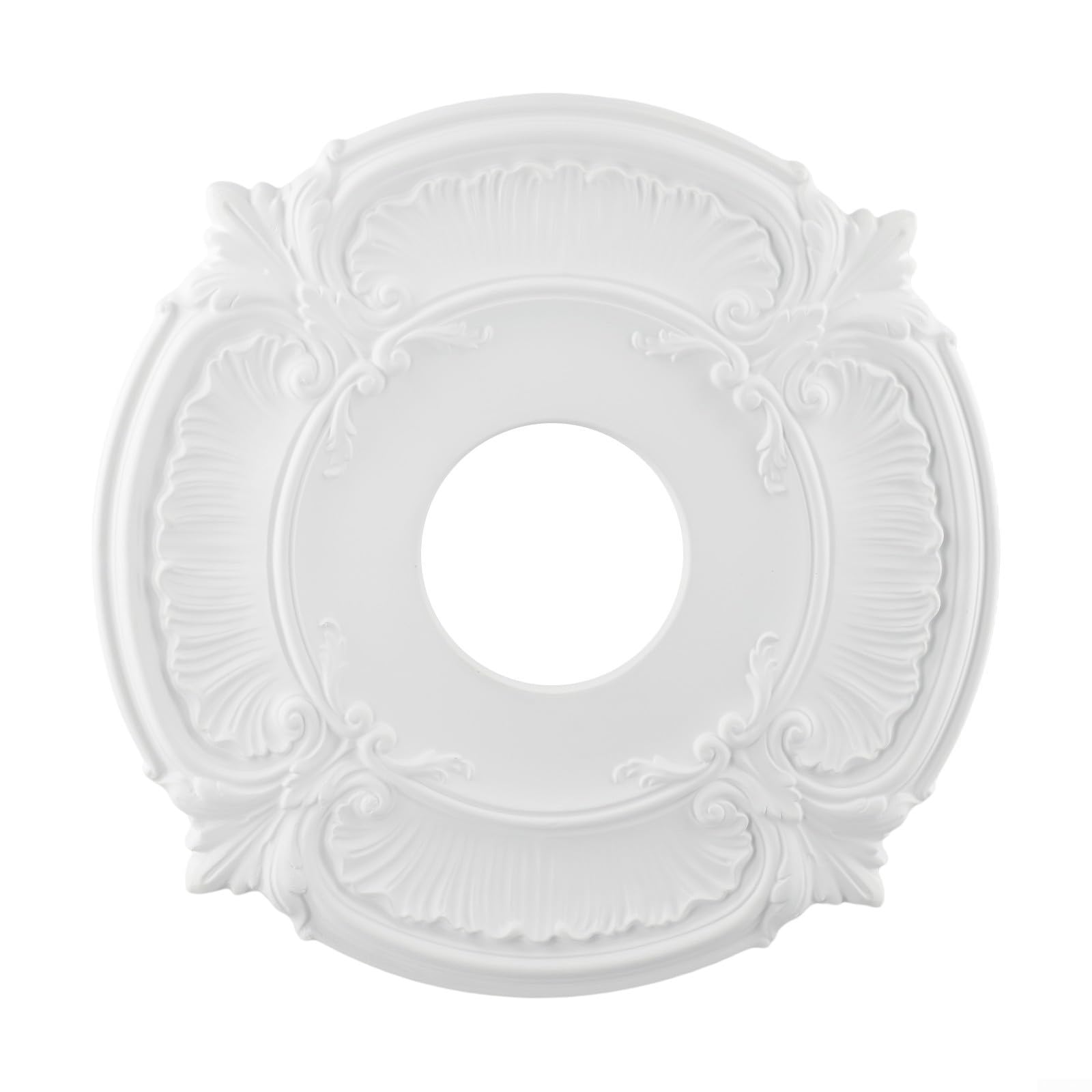 Deckenventilator-Medaillon, 30,5 cm, rund, PU-Schnitzerei, Deckenventilator-Medaillon, Heimbeleuchtung, Deckenmedaillons für Heimdekoration