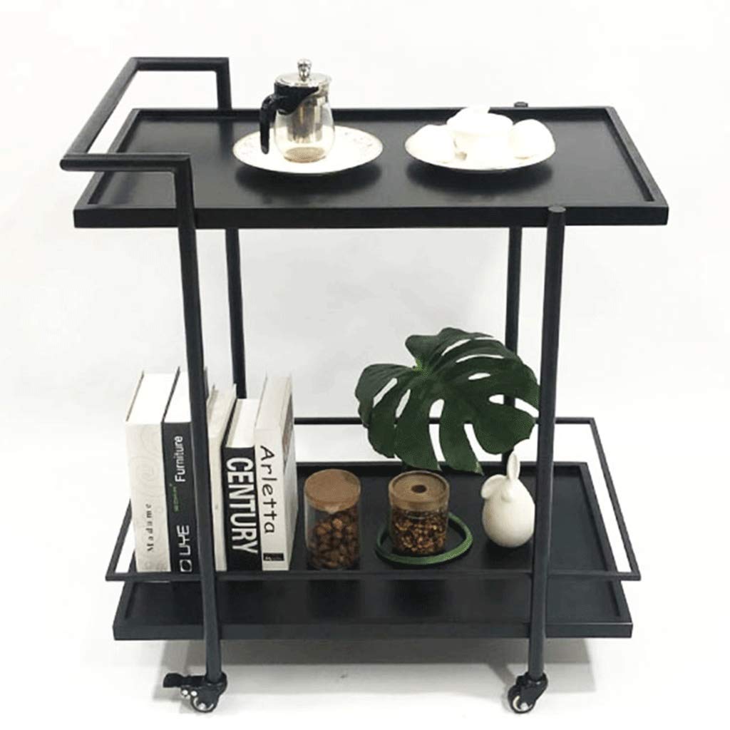 Carrello da bar versatile – Carrello da portata per vino, per bevande, tè e caffè, portatile, per hotel, elegante cucina a isola e bevande nizer.